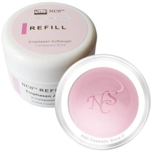 NCS™ Refill Gel - Nägel Auffüllen - Naturnagelverstärkung - Rosé Kristallklar 