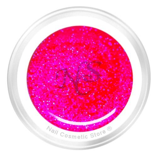 NCS Neon Farbgel 23 Pink Star 5ml - Glimmer Effekt