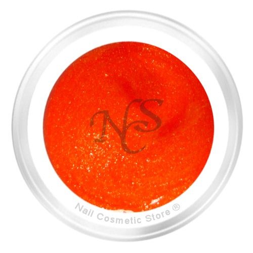 NCS Neon Farbgel No.43 Orange Effekt 5ml - Orange-Glimmer